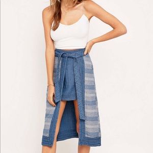 Free People Double Skirt